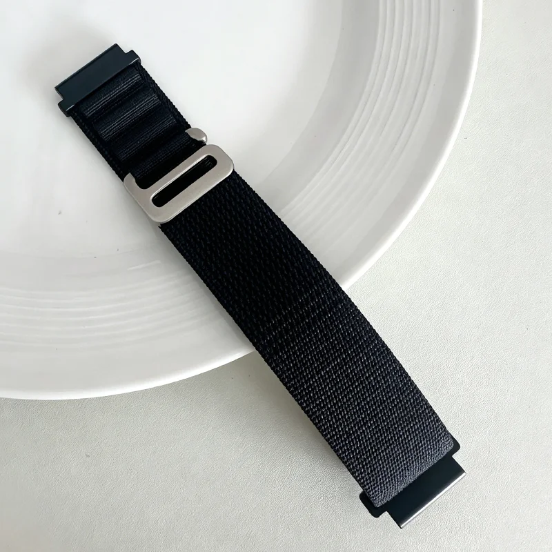 Alpine Loop Nylon Strap Watch Band - 22mm/20mm, Universal Fit