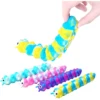 New and unique creative slow rebound venting silicone suction cup caterpillar toy pinching parent-child interaction 1