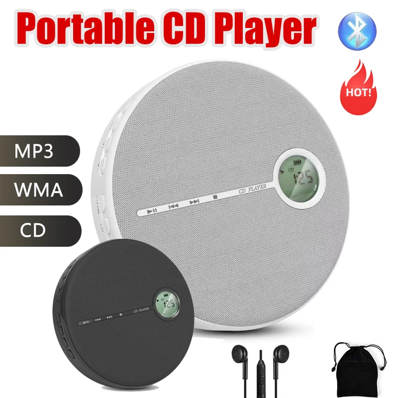 Bluetooth Speaker CD Player Fetal Student Learning Education Repeating Machine English Learning Machine Automatic Shockproof