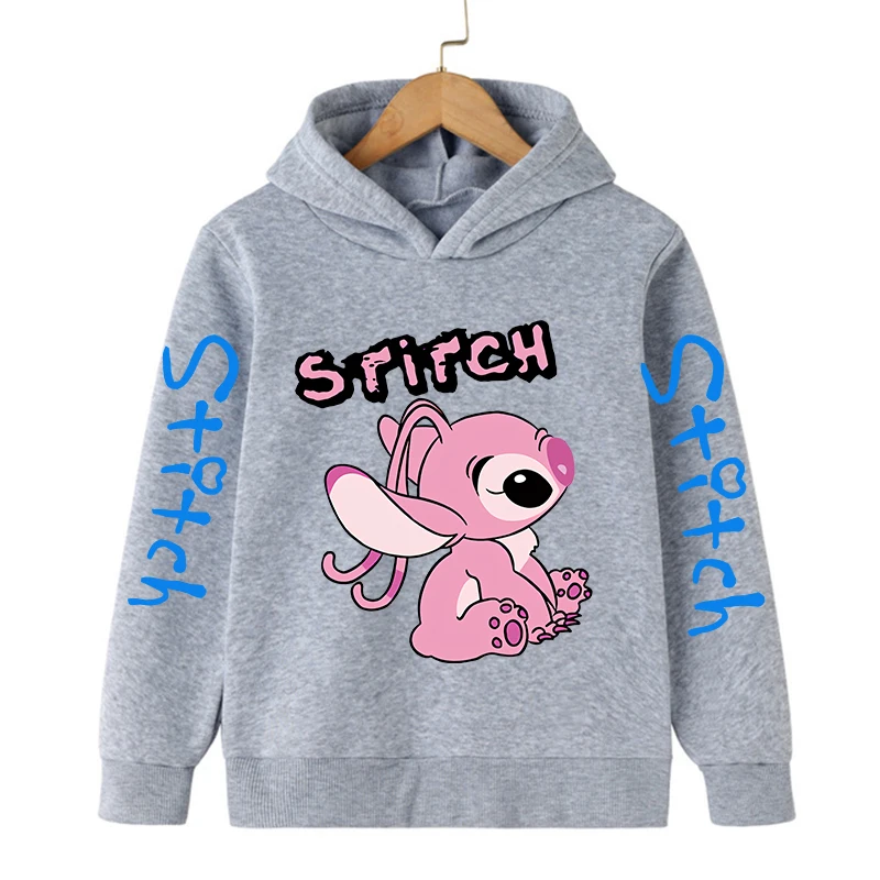 thumbnail image 1 of Ropa divertida Navidad Disney Stitch Sudadera con capucha niños dibujos animados chico niña niño Lilo y Stitch sudadera con capucha bebé Casual Top, 1 of 5