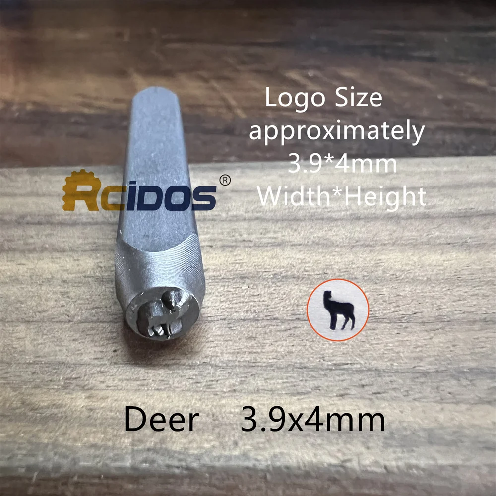 Metal Stamping Tool 1PCS Deer/Wolf/Squirrel/Rabbit/Solid Foot Design for DIY Bracelet Marks Die Mold