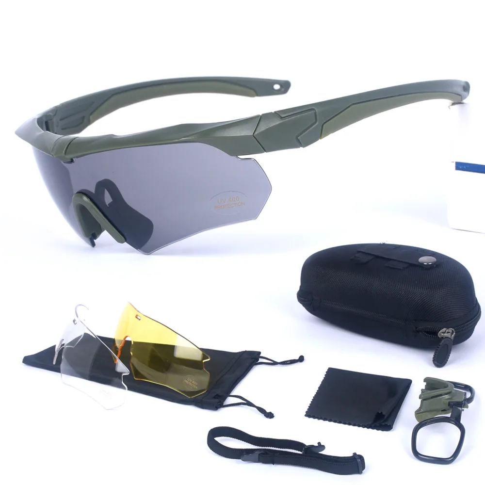 

Tactical Glasses Outdoor Shooting Training Goggles Fishing Sunglasses Cycling Glasses Army Shooting Glasses
