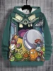 HOT Game p-Plants vs. Zombies 3D Print All Seasons Children Casual Sweatshirt Cool Pullover Tops Unisex Clothes Boy Girl Hoodies 4