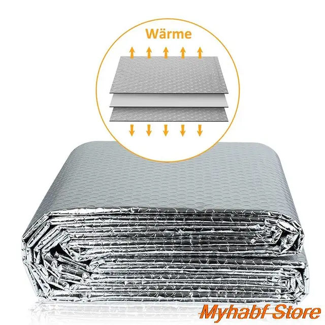 Comprar Lámina aislante de radiador de 0,6x5m, película reflectante de  calor para ahorro de energía, Panel de lámina decorativa para el hogar