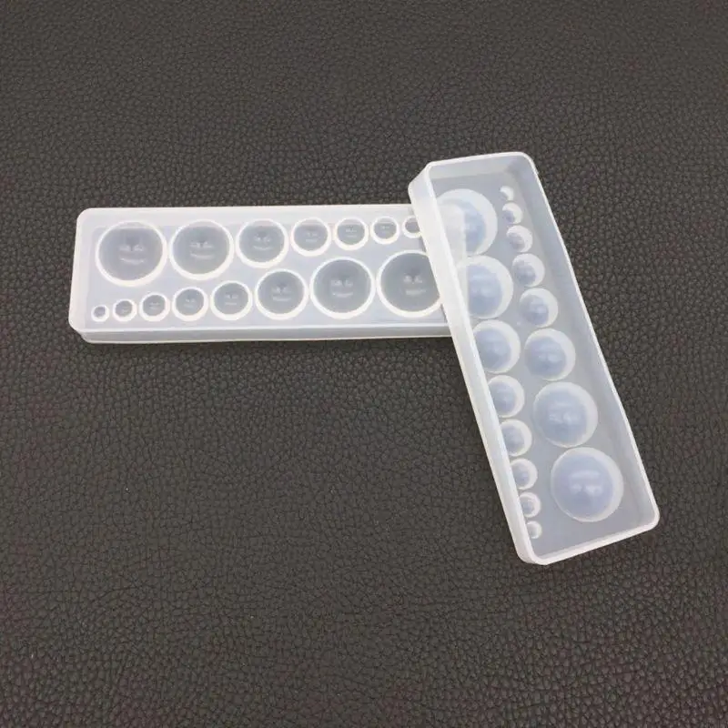 KXRA Round Sphere Silicone Epoxy Mold Crystal Epoxy Resin for DIY Handmade Jewelry