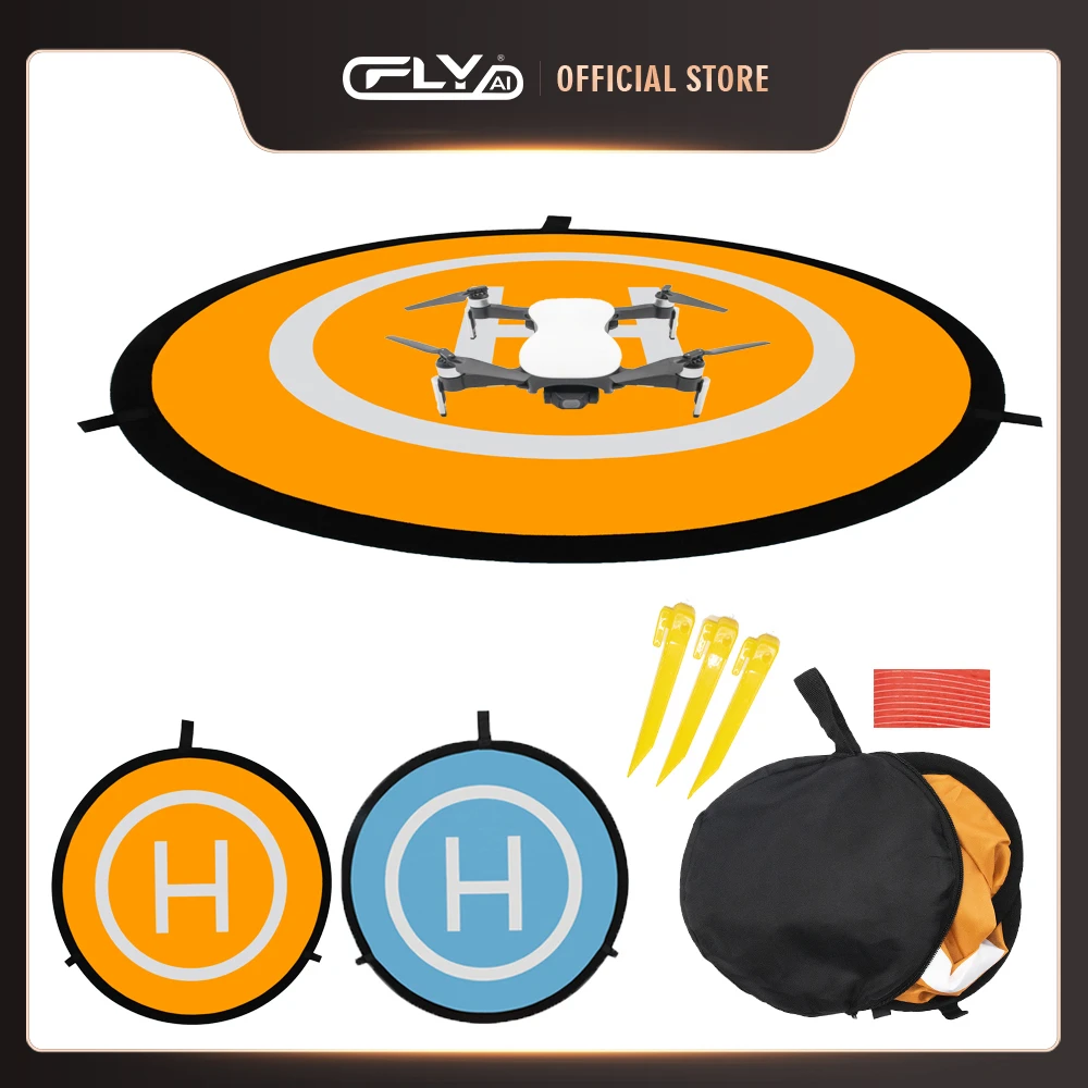 thumbnail image 2 of 110cm Hex Drone Landing Pad - Double Sided Foldable Mat For Inspire 3, Matrice 30, Mavic & Autel EVO II Drones 2 of 11