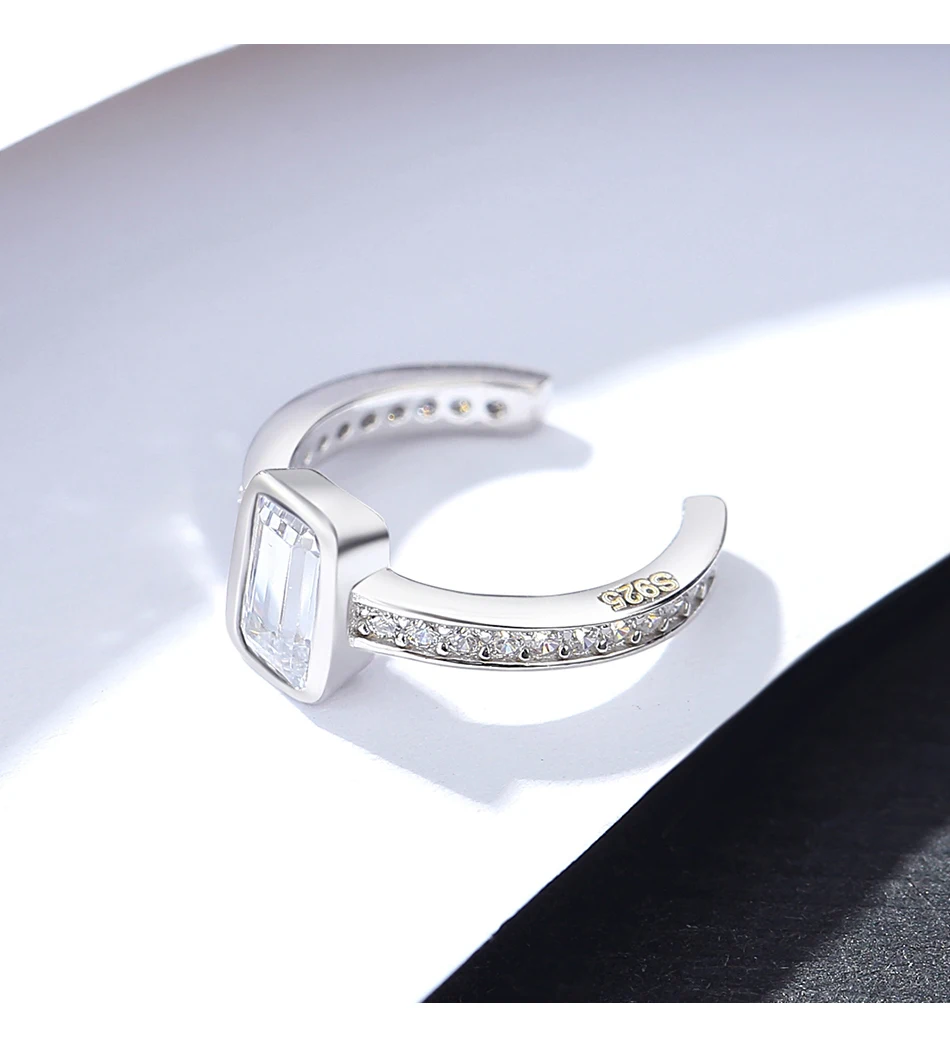 Mode Exquisite Stempel Gold Farbe 1PC Zirkonia Clip Auf Ohrringe für Frauen Ohr Manschette Ohne Piercing Mädchen Schmuck_voghion.com