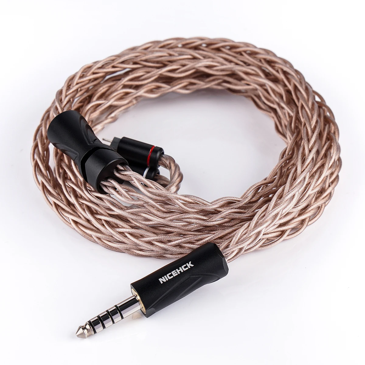 NICEHCK-純銀製のhifiケーブル,4.4mmジャック,2ピン,cantor v16 nx8