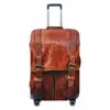 Custom Fashion Abstract Leather Textures Luggage Cover Protector Washable 3D Medieval Pattern Travel Suitcase Covers 1