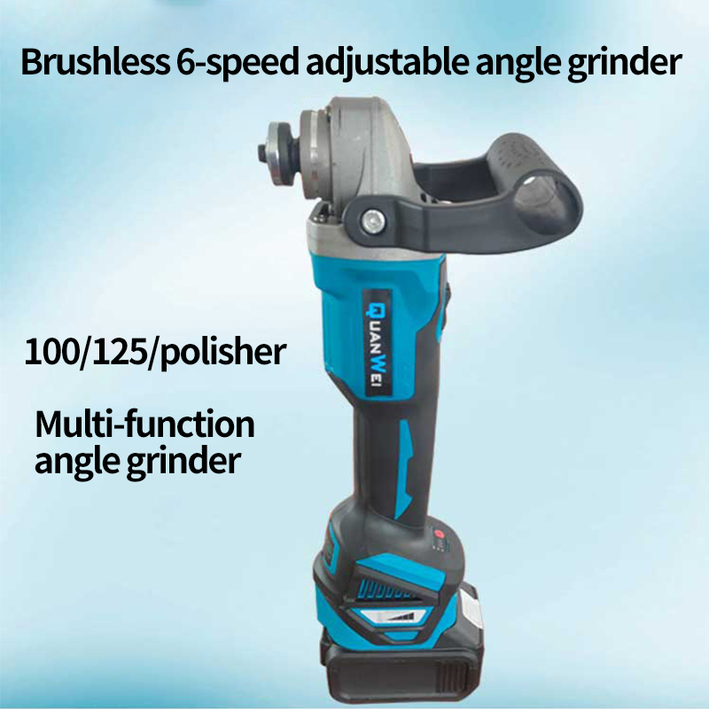 Brushless lithium angle grinder, grinder, multi-function cutter, polisher, rechargeable grinder, hand grinder