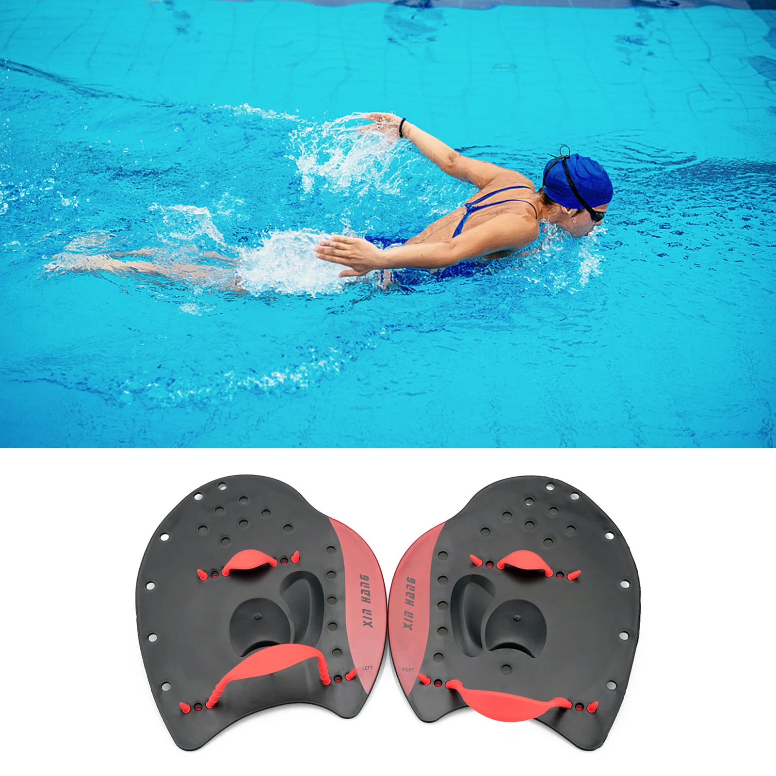 Swimming Pad - Hand Pads - Swimming Paddle with Adjustable Straps, Suitable  for Adults, Children, Beginners and Experienced Swimmers (Purple) :  : Sports & Outdoors