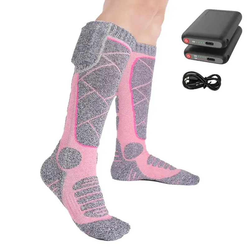 

Heated Socks 3 Temperature Setting Thermal Warm Socks 5000 MAh Cold Weather Heated Socks For Men Women Outdoor Riding Camping