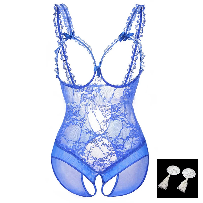 Sexy Exotic Apparel Teddy Erotic Open Chest Crotchless Costumes Sexy Clothes Babydoll Open Bra Plus Size See-through Lingerie,women underwear,sexy lingerie