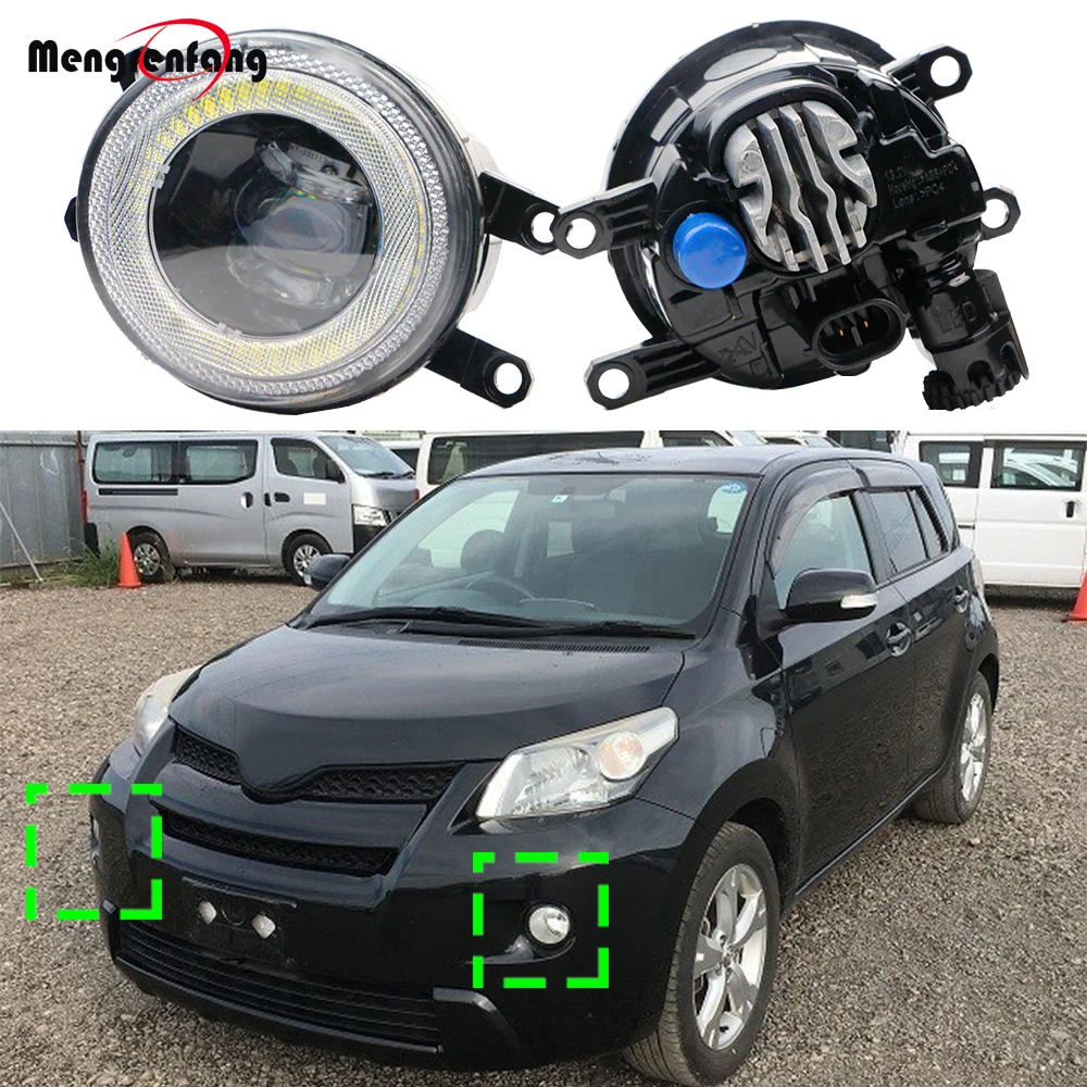 2 X H11 Led Fendinebbia Angel Eye Drl Fendinebbia Per Auto Luce Diurna Per Toyota Ist Xp110 2007 2008 2009 2010 2011 2012 2013 2014 2015 2016