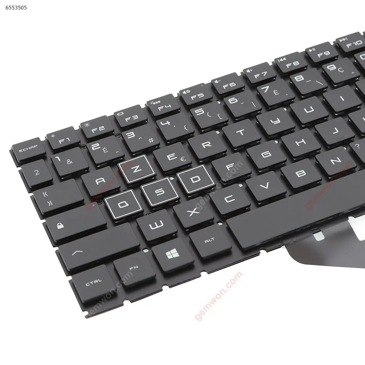 FR  AZERTY Ű HP Omen 15-DC TPN-Q211 15-DC000 15T-DC000 15-DC0010NR Ӿ   ü äο Ʈ