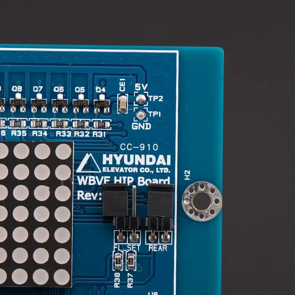 현대 엘리베이터 디스플레이 보드, WBVF HIP 보드, cc-910 PCB 인쇄 보드, 현대 엘리베이터 부품용, 1 개