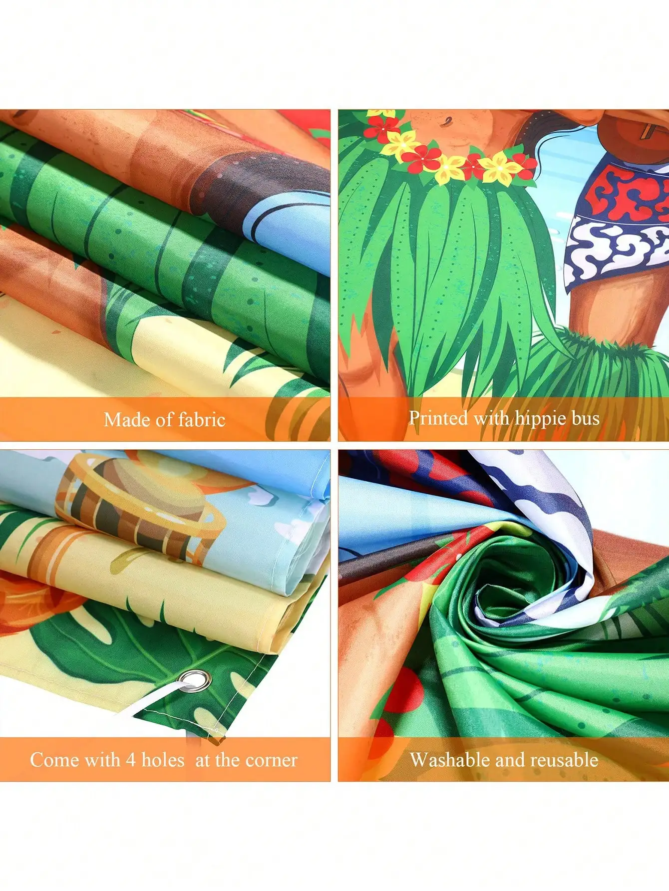 71*35.4 Inch Couples Photo Door Banner Hawaiian Party Decorations Photo Props Summer Party Banner Hawaiian Door party decorations