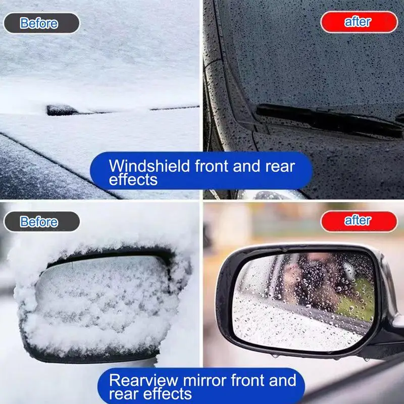 

Car Windshield Ice Melt Deicer Spray Automobile Windshield Defroster Deicing Spray 500ml Windshield Anti Freeze Deicing Spray