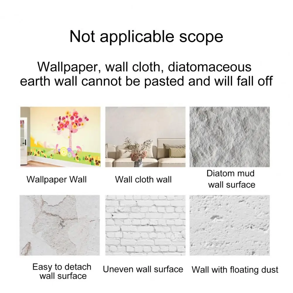 Easy Installation Height Tracker Sticker Children's Growth Tracking Wall Decal Self-adhesive Height for Kids for Home Kids