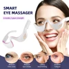 EMS Pulse Vibration Under-Eye Massager Heated Relieves Eye Fatigue Eyes Massage Glasses Dark Circle Eye Bags Eye Fat Remover 1