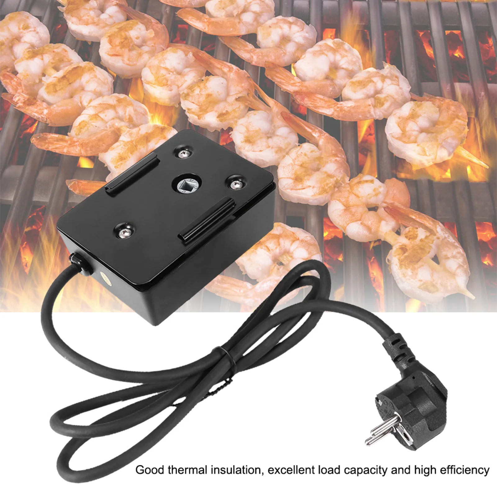 Barbecue Motor Barbecue Motor Rotator Electric BBQ Roast Rotisserie Grill Motor Rotator Barbecue Tool 220V EU Plug Grill Motor 4