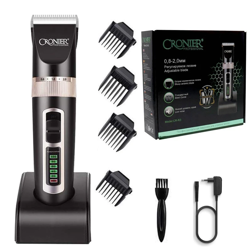 Cordless Professional Hair Clipper Barber Hair Trimmer For Men