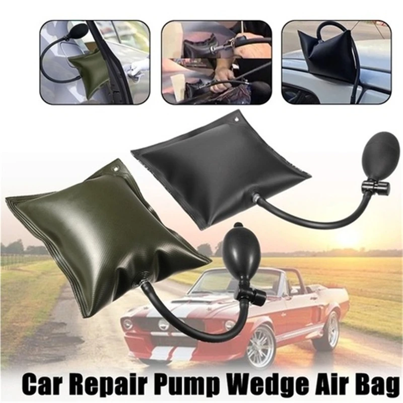 1Pc Auto Repair Tool Inflatable Airbag Adjustable Car Air Pump Car Door