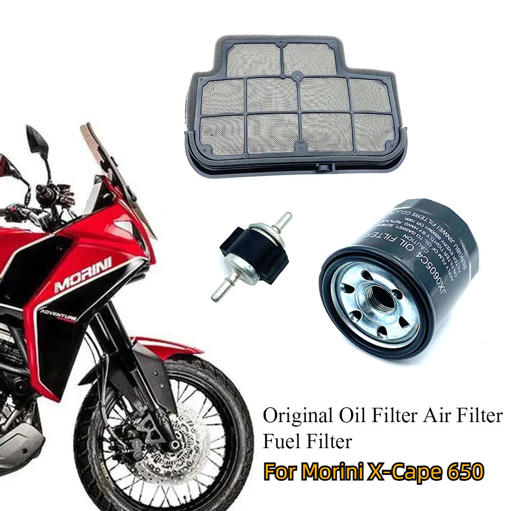 Moto Fit Morini X Cape 650 Filtro Olio Originale Filtro Aria Filtro Carburante Per Morini X-Cape 650 Xcape 650