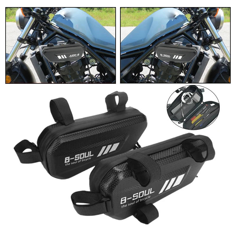 

Motorcycle Package Pack Case Triangle Side Bag For Honda Rebel CMX 250 500 300 1100 CM500 CM300 CM1100 High Quality Accessories