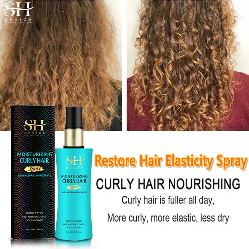Curly Hair Care Curly Hair Moisturizing Styling Spray Curl Boost Hair Bounce Styling Enhancing Anti Frizz Hair Care Sevich
