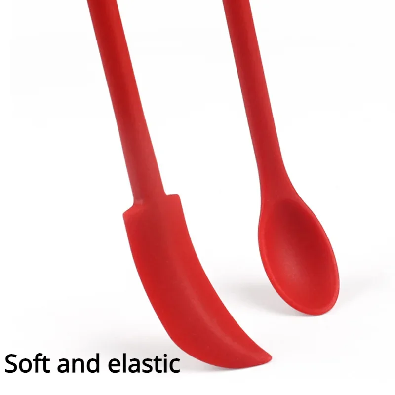 Silicone Scraper Double-head Lengthened Cosmetic Jam Deep Bottle Mini Spatula Set Makeup Tools Face Cream