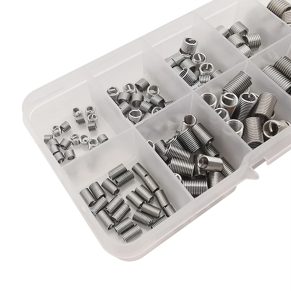 Repair Insert, manga sortimento Kit, M3, M4, M5, M6, M8, 150Pcs Set