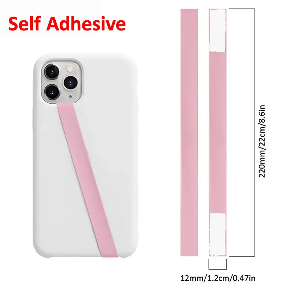 Stretchable Silicone Phone Strap – Portable Flexible Elastic Grip Holder with Secure Loops