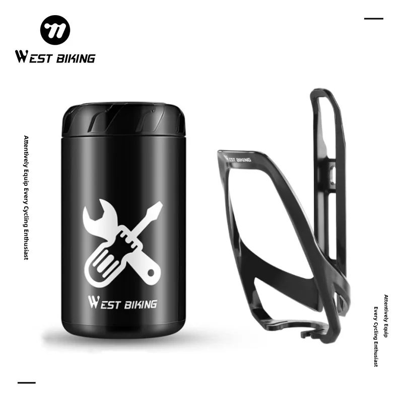 WEST BIKING Bicycle Water Bottle Cages Road Bike Bottle Holder Bicycle Repair Tool Capsule Box Bike Kettle Frame Equipment bicycle water bottle cage bicycle bottle holder water bottle holder