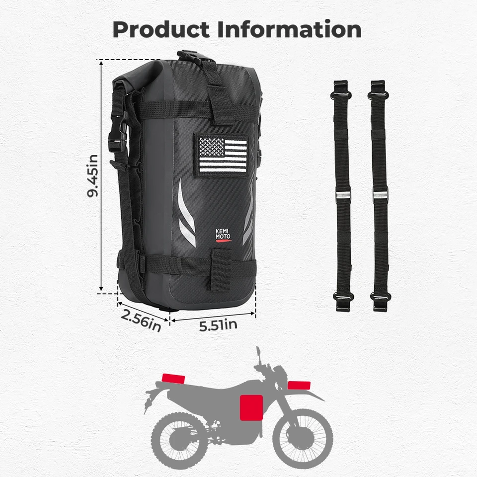 Motorcycle Bag Outdoor PVC Dry Sack Bag Waterproof 10L 20L 30L 50L, Shoulder, Bag, Diving, Swimming, Hiking Driving Travel Kits - 201355758 - View #7