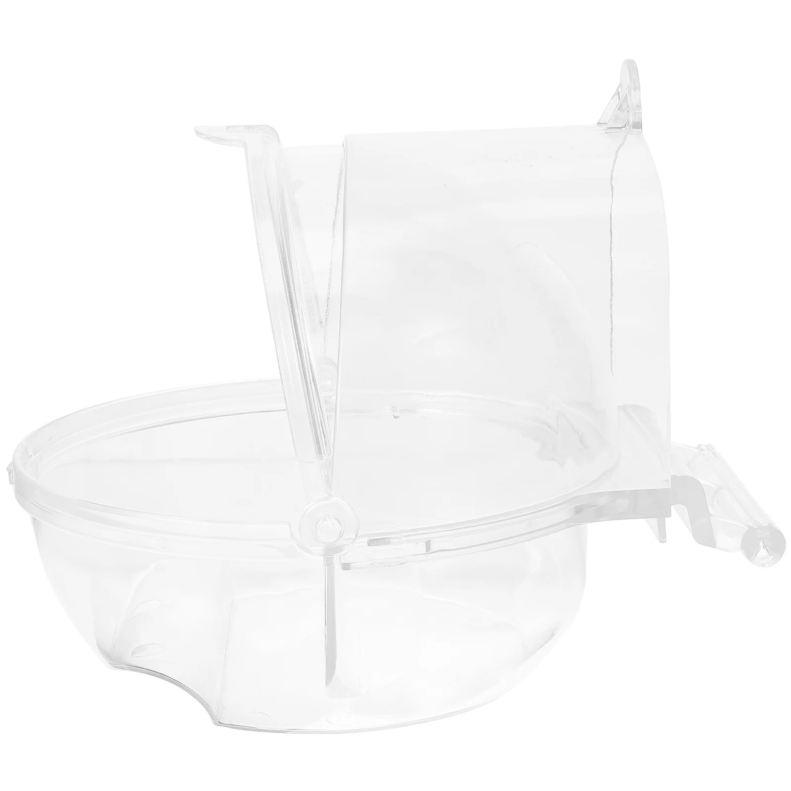 

Long Tail Bird Bath Box Bathtub Supplies Small Plastic Bathing For Birds Parakeet Parrot