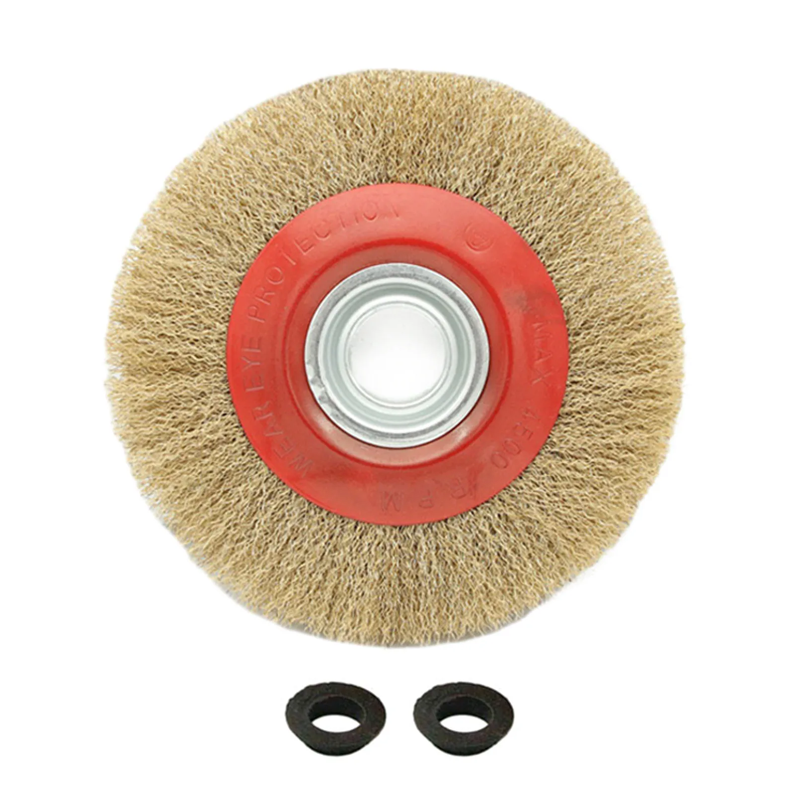 

1PC Crimped Wire Wheel Brush Stainless Steel Wire For Angle Grinder 0.8in Bore 4In Flat Wire Wheel Brush Set