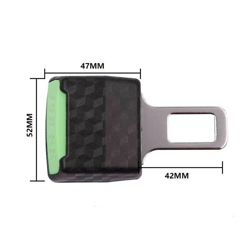 Seat Belt Extender Seat Belt Clip Seat Belt Tongue Insert Seat Belt Extender Kit Seat Belt Lock Car Seat Belt Clip Extender Seatbelt Buckle Lock Insert Socket Extender Thickening Auto Interior Accessories