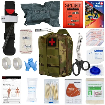 First Aid Kit Outdoor Survival Gear Molle Bag