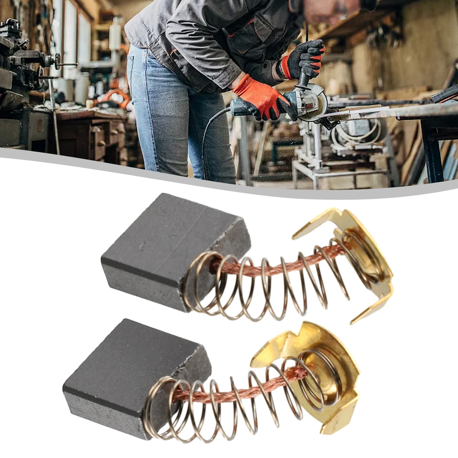 

Запчасти для угольной щетки Makita CB-204, 2 шт.