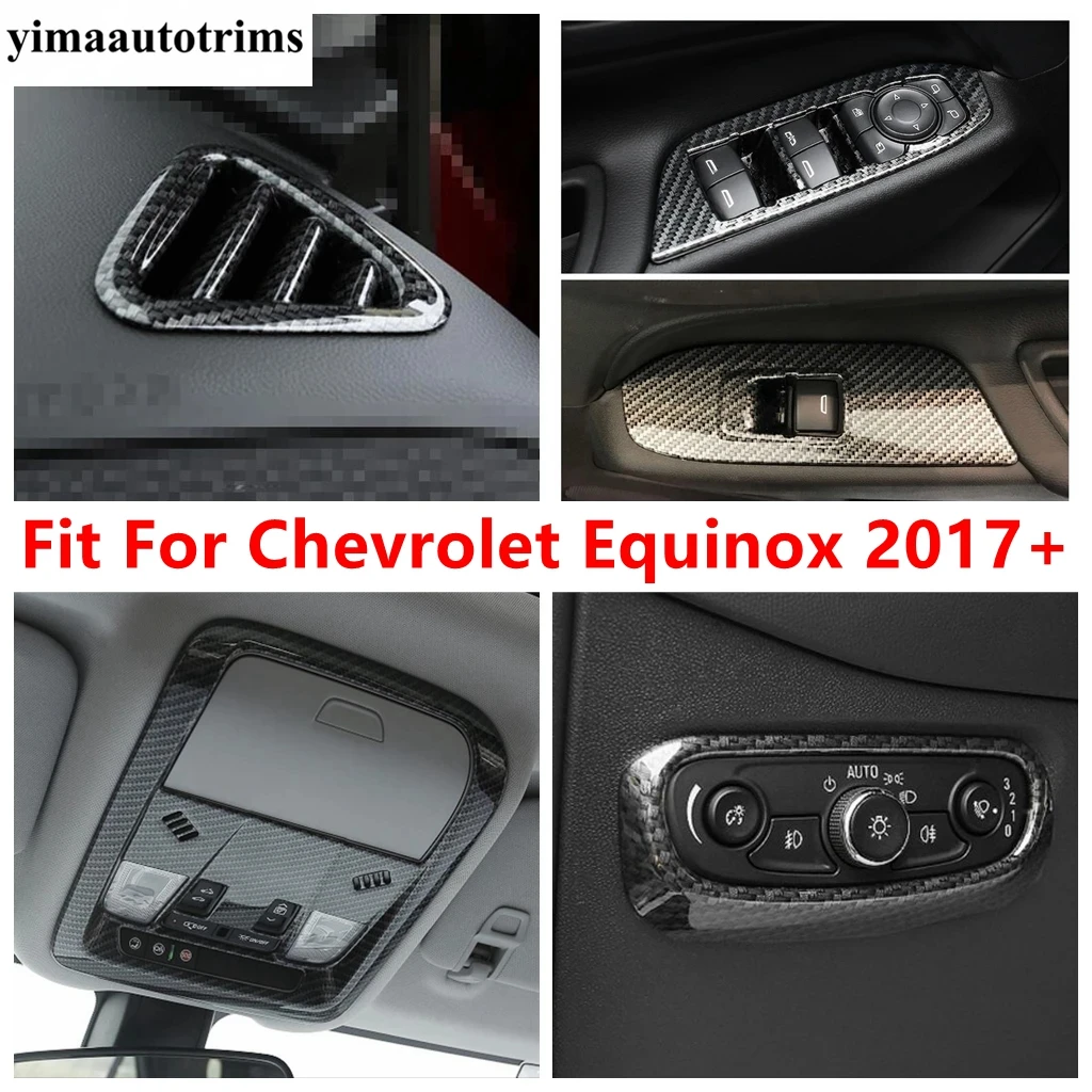 

Window Lift / Dashboard AC Air Conditioning Vent / Read Light / Head Lamp Cover Trim Accessories For Chevrolet Equinox 2017-2023