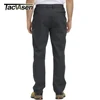 TACVASEN Men's Fleece Lined Thermal Straight Pants Warm Windproof Soft-shell Waterproof Working Outdoors Winter Casual Pants 2