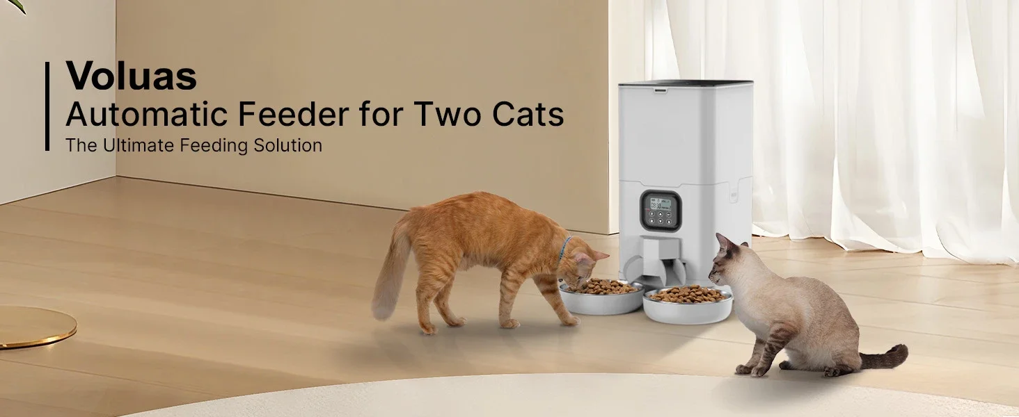 Title 1, 6L Automatic Pet Feeder Intelligent Large Capac...