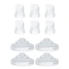 Electric Breast Pump Replacement Accessory Diaphragm Duckbill Valves Connector Soft Food-Grade Silicone for Wearable Breast Pump 1