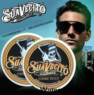 SUAVECITO Hair Pomade Strong Style Restoring Pomade Hair Wax Skeleton Cream Slicked Oil Mud Keep Hair Men Oil not original