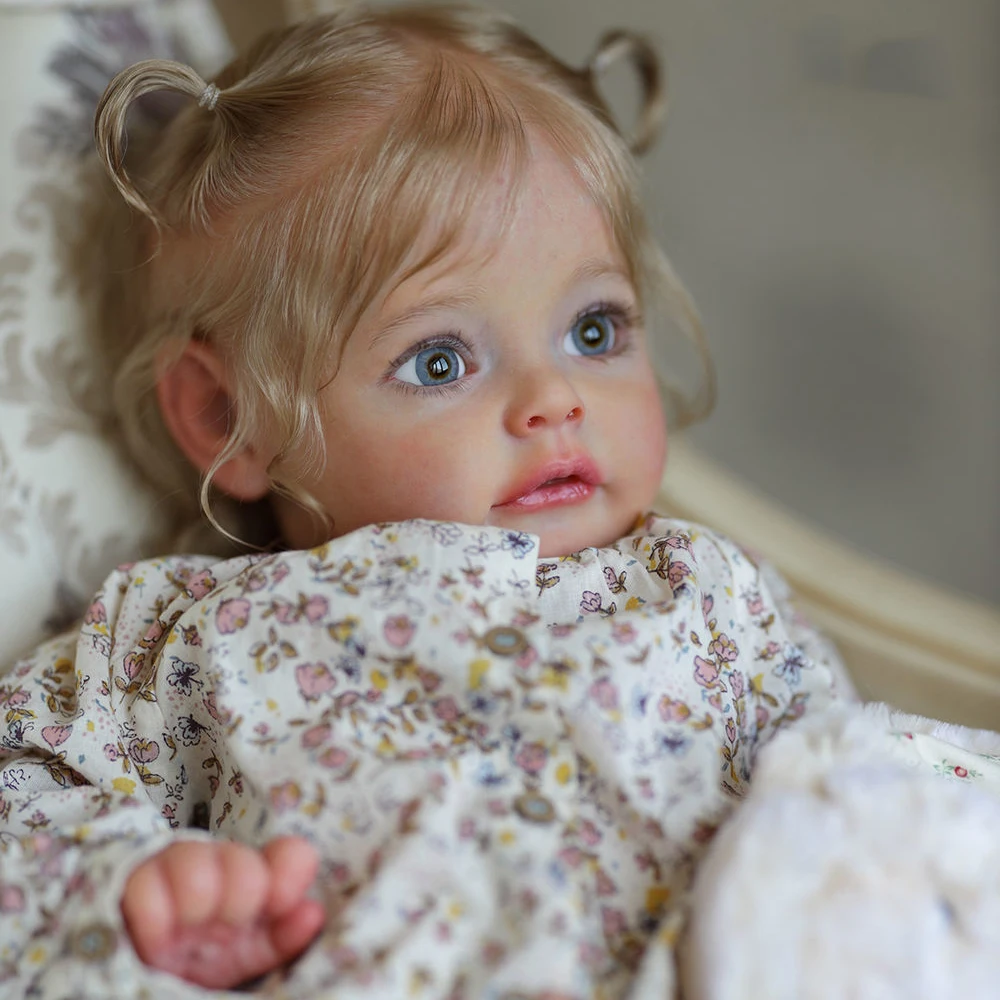 

KEIUMI 22-дюймовая SueSue Bebe Reborn Неокрашенная кукла силиконовая Реалистичная НЕОБРАБОТАННАЯ кукла деталь Reborn Baby Born аксессуары