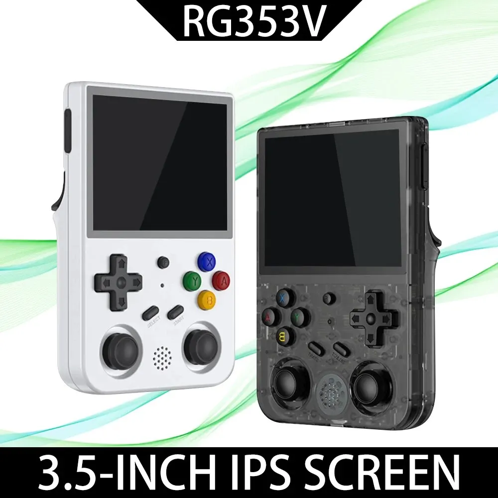 Anbernic 3.5 인치 IPS 안드로이드 리눅스 OS 353VS 와이파이 비디오 게임 콘솔, RK3566 1.8GHz 게임 플레이어, 어린이 선물, 새로운 레트로 RG353V
