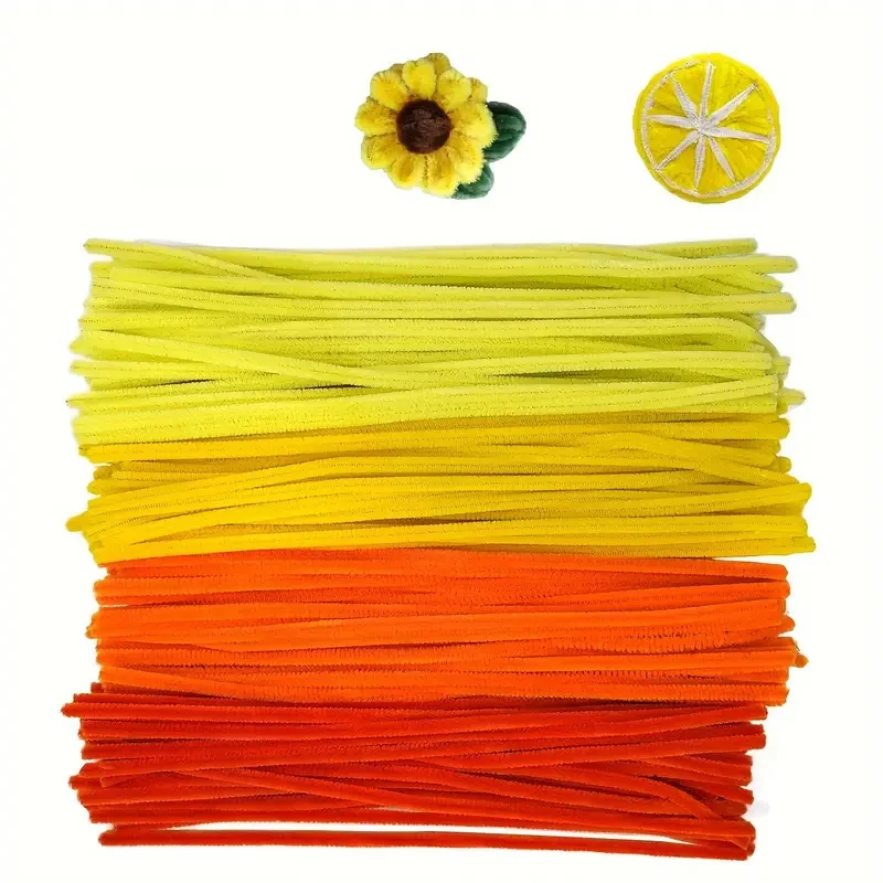 400 Pieces Pipe Cleaners Chenille Stems 4 Assorted Colors Craft Supplies Bulk DIY Art and Craft Projects Creative Gift