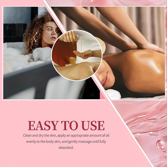 GZE STRAWBERRY BODY JUICE OLIO Olio per il corpo realizzato a mano per le donne lenitivo e rilassante elimina/equilibrio l'odore al gusto dolce 3