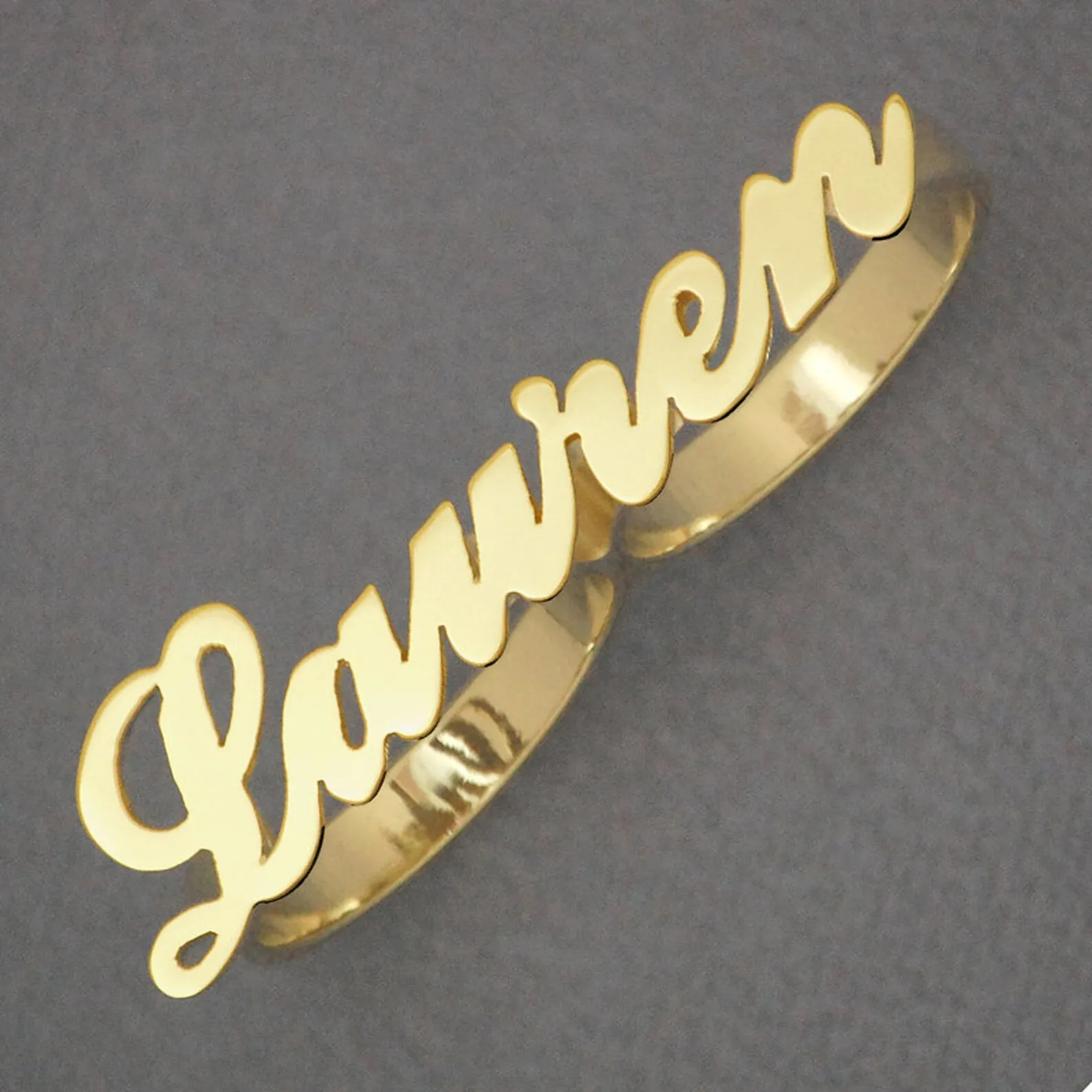Solid name. Name ring.